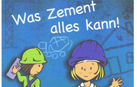 Unter dem Titel »Was Zement alles kann!« wird für die Schüler der gesamte Themenbereich rund um den Baustoff Zement nachgezeichnet.